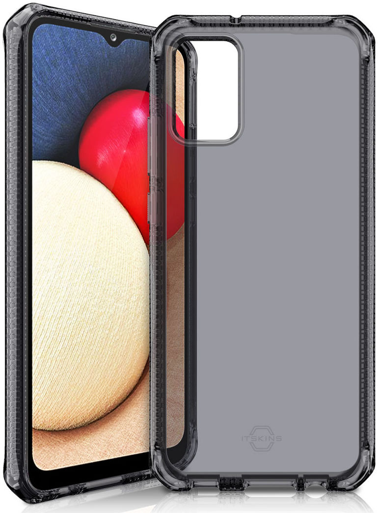 ITSKINS Spectrum Clear Samsung Galaxy A02s Hoesje Zwart afbeelding 8