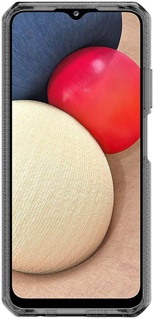 ITSKINS Spectrum Clear Samsung Galaxy A02s Hoesje Zwart afbeelding 4