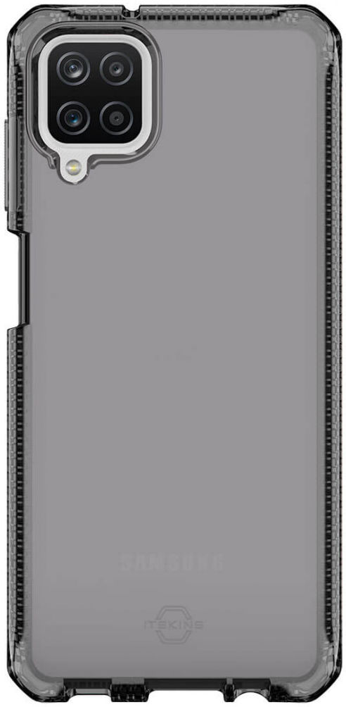 ITSKINS Spectrum Clear Samsung Galaxy A12 Hoesje Zwart afbeelding 1