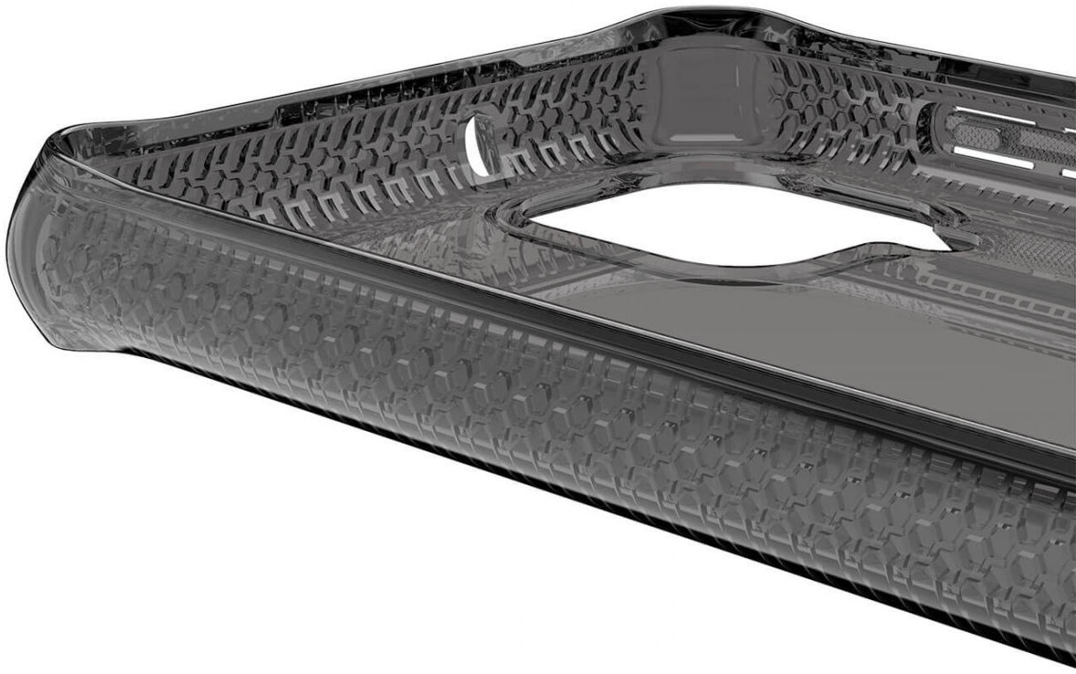 ITSKINS Spectrum Clear Samsung Galaxy A12 Hoesje Zwart afbeelding 2