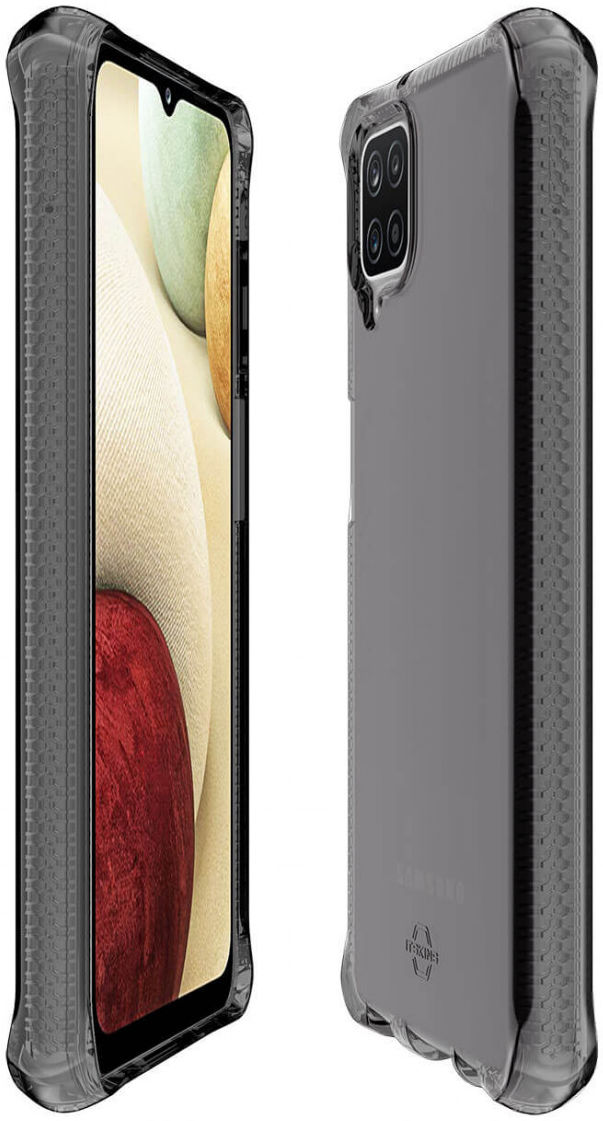 ITSKINS Spectrum Clear Samsung Galaxy A12 Hoesje Zwart afbeelding 6