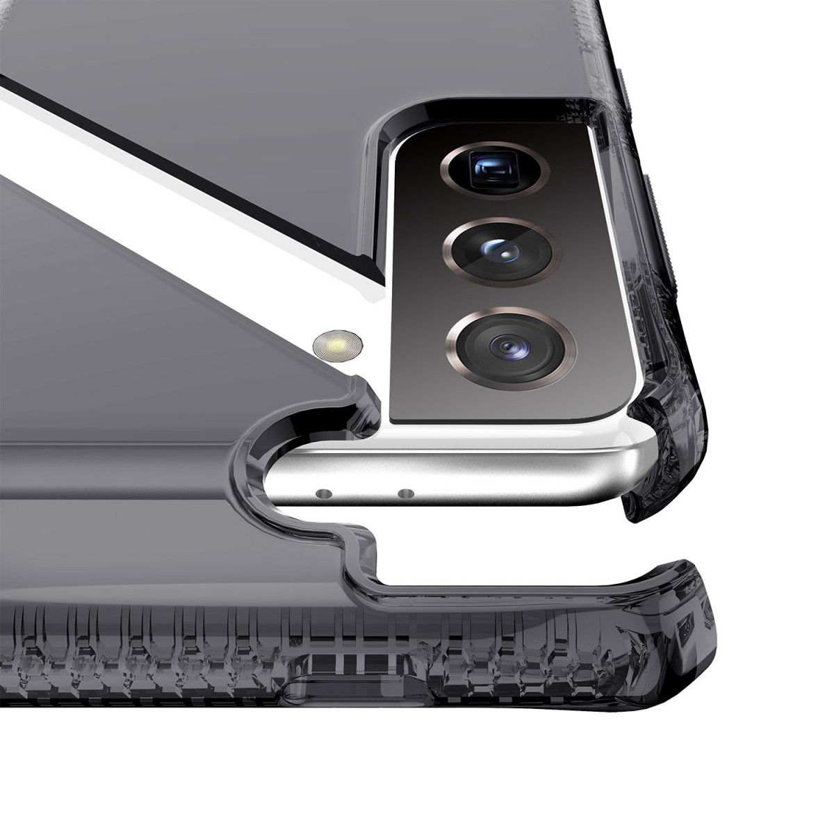 ITSKINS Spectrum Clear Samsung Galaxy S21 Hoesje Zwart afbeelding 2