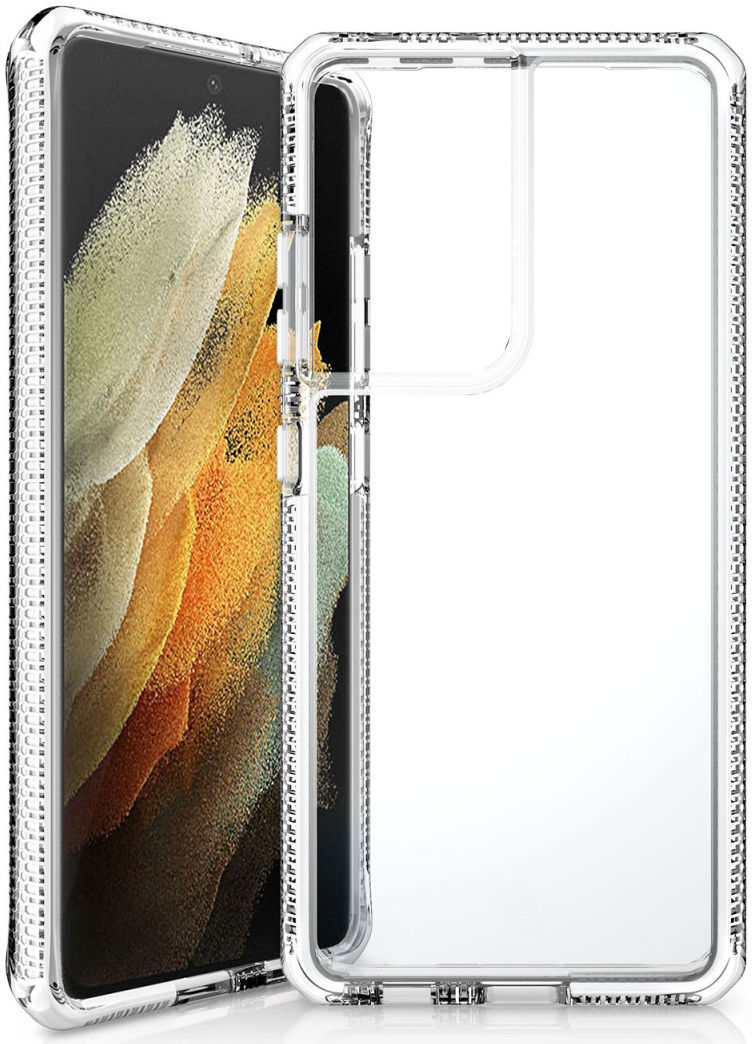 ITSKINS Supreme Clear Samsung S21 Ultra Hoesje Transparant/Wit afbeelding 7