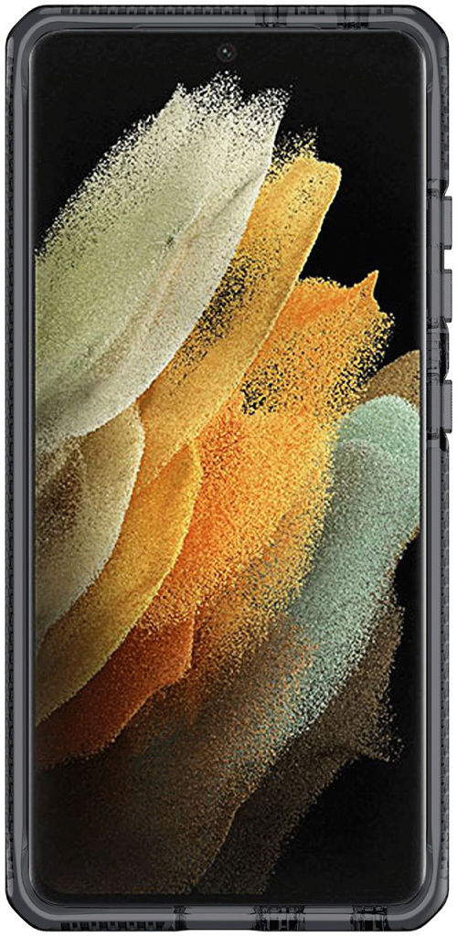 ITSKINS Supreme Clear Samsung S21 Ultra Hoesje Transparant/Zwart afbeelding 4