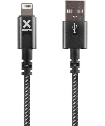 Xtorm Original 60W Gevlochten USB naar Lightning Kabel 1 Meter Zwart Kabels