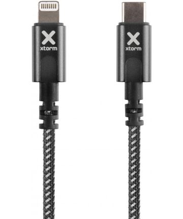 Xtorm Original 60W Gevlochten USB-C naar Lightning Kabel 1 Meter Zwart Kabels