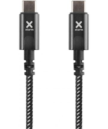 Xtorm Original USB-C 60W Gevlochten Power Delivery Kabel 1 Meter Zwart Kabels