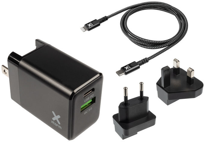 Xtorm Volt Reislader 18W PD Snel Lader + USB-C to Lightning Kabel 1M afbeelding 7