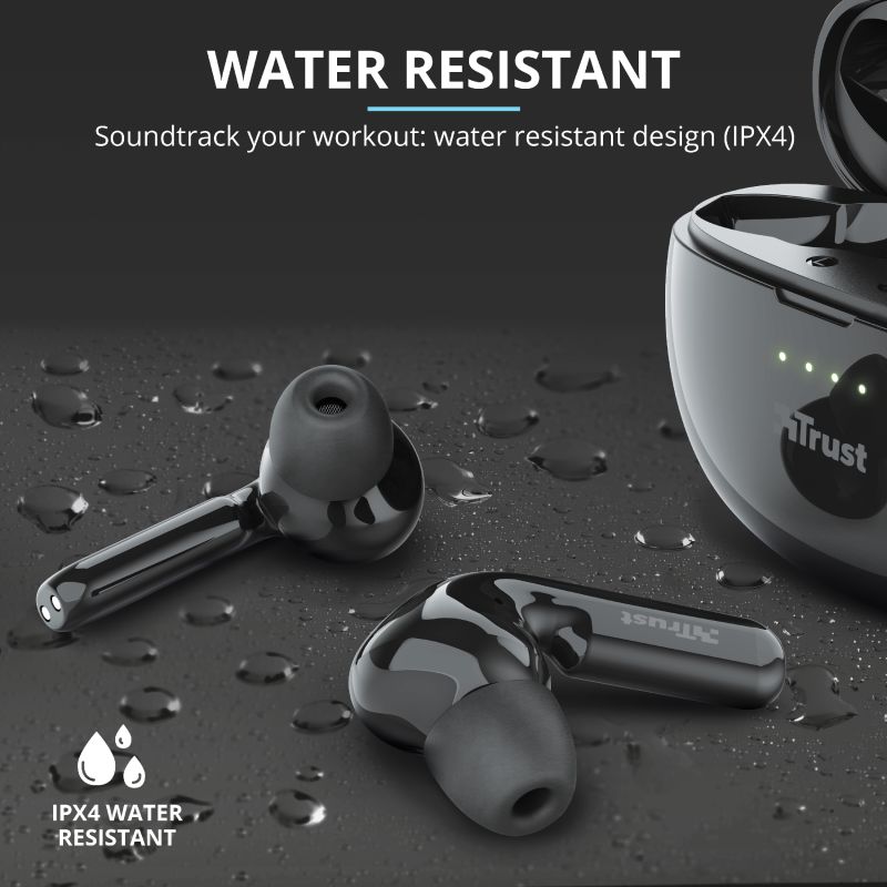 Trust Nika Touch XP Bluetooth Headset In-Ear Draadloze Oordopjes Zwart afbeelding 9
