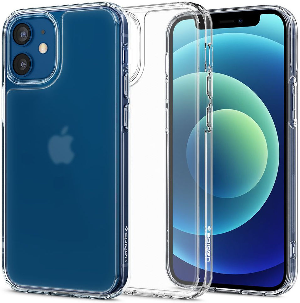 Spigen Quartz Hybrid Apple iPhone 12 Mini Hoesje Matte Transparant afbeelding 2