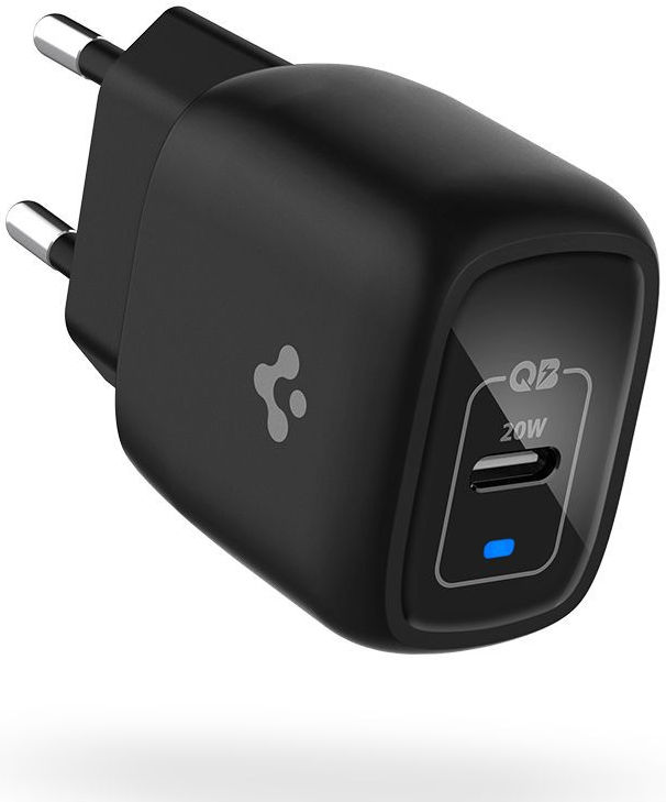 Spigen PowerArc ArcStation 20W Power Delivery 3.0 USB-C Oplader Zwart afbeelding 1