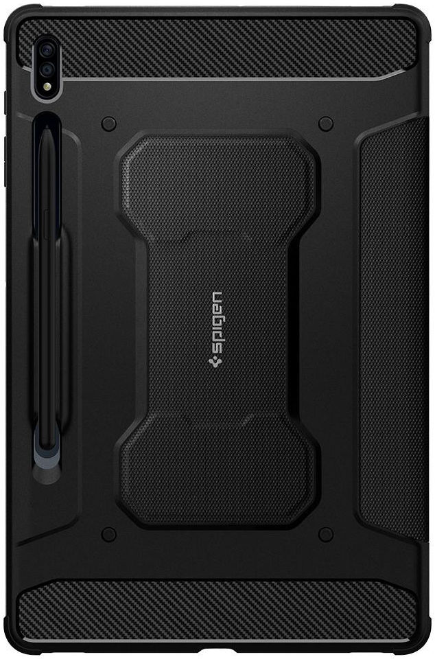 Spigen Rugged Armor Pro Samsung Galaxy Tab S7 Plus Hoes Zwart afbeelding 10