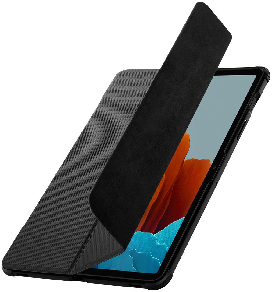 Spigen Rugged Armor Pro Samsung Galaxy Tab S7 Hoes Book Case Zwart afbeelding 3