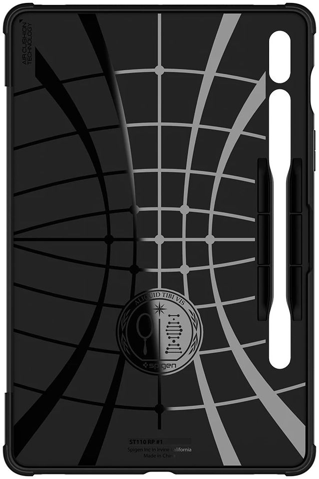 Spigen Rugged Armor Pro Samsung Galaxy Tab S7 Hoes Book Case Zwart afbeelding 11