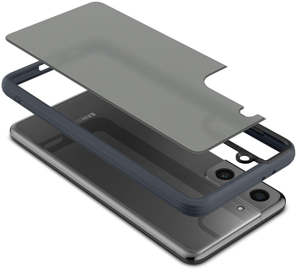 Spigen Ciel by Cyrill Color Brick Samsung Galaxy S21 Hoesje Grijs afbeelding 3