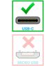 Universele Rekbare USB-A naar USB-C Krulsnoer Kabel 3 Meter Zwart