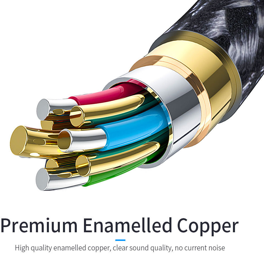 Essager USB-C naar 3.5mm Jack (Female) Aux Kabel DAC Connector Grijs afbeelding 7