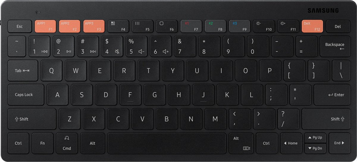 Samsung Smart Keyboard Trio 500 Draadloos Bluetooth Toetsenbord Zwart afbeelding 1