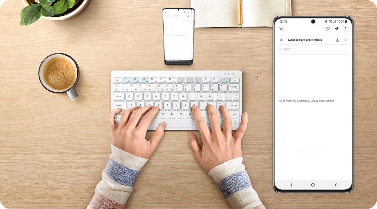Samsung Smart Keyboard Trio 500 Draadloos Bluetooth Toetsenbord Zwart afbeelding 6