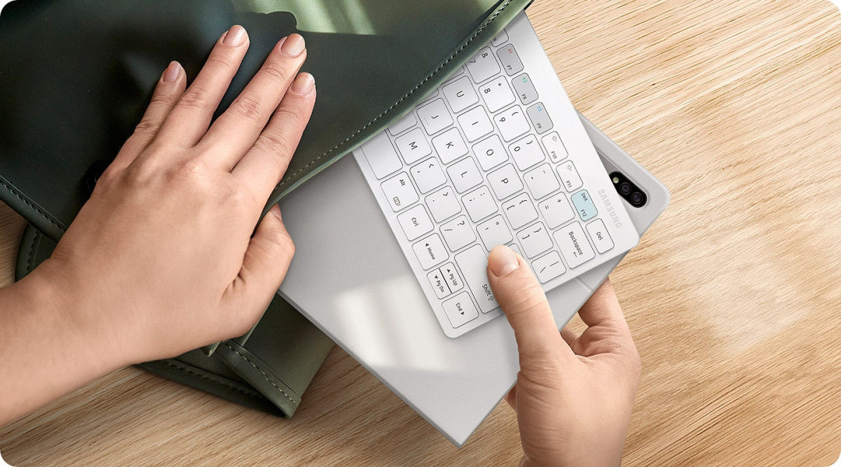 Samsung Smart Keyboard Trio 500 Draadloos Bluetooth Toetsenbord Wit afbeelding 4