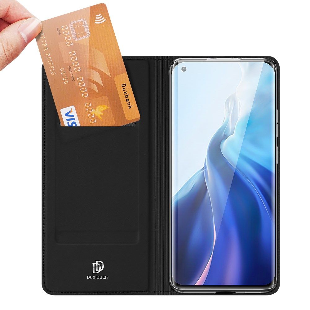 Dux Ducis Skin Pro Series Xiaomi Mi 11 Hoesje Wallet Case Zwart afbeelding 2