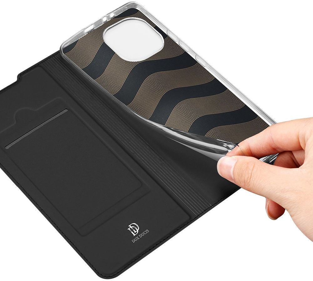 Dux Ducis Skin Pro Series Xiaomi Mi 11 Hoesje Wallet Case Zwart afbeelding 5