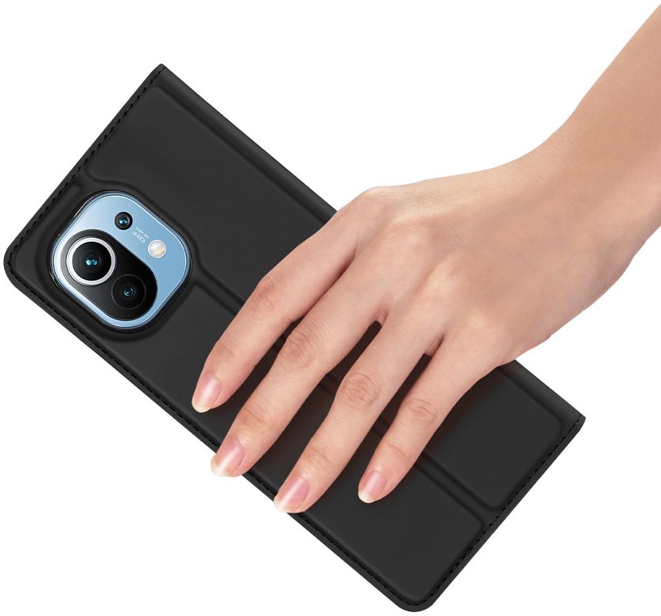 Dux Ducis Skin Pro Series Xiaomi Mi 11 Hoesje Wallet Case Zwart afbeelding 9