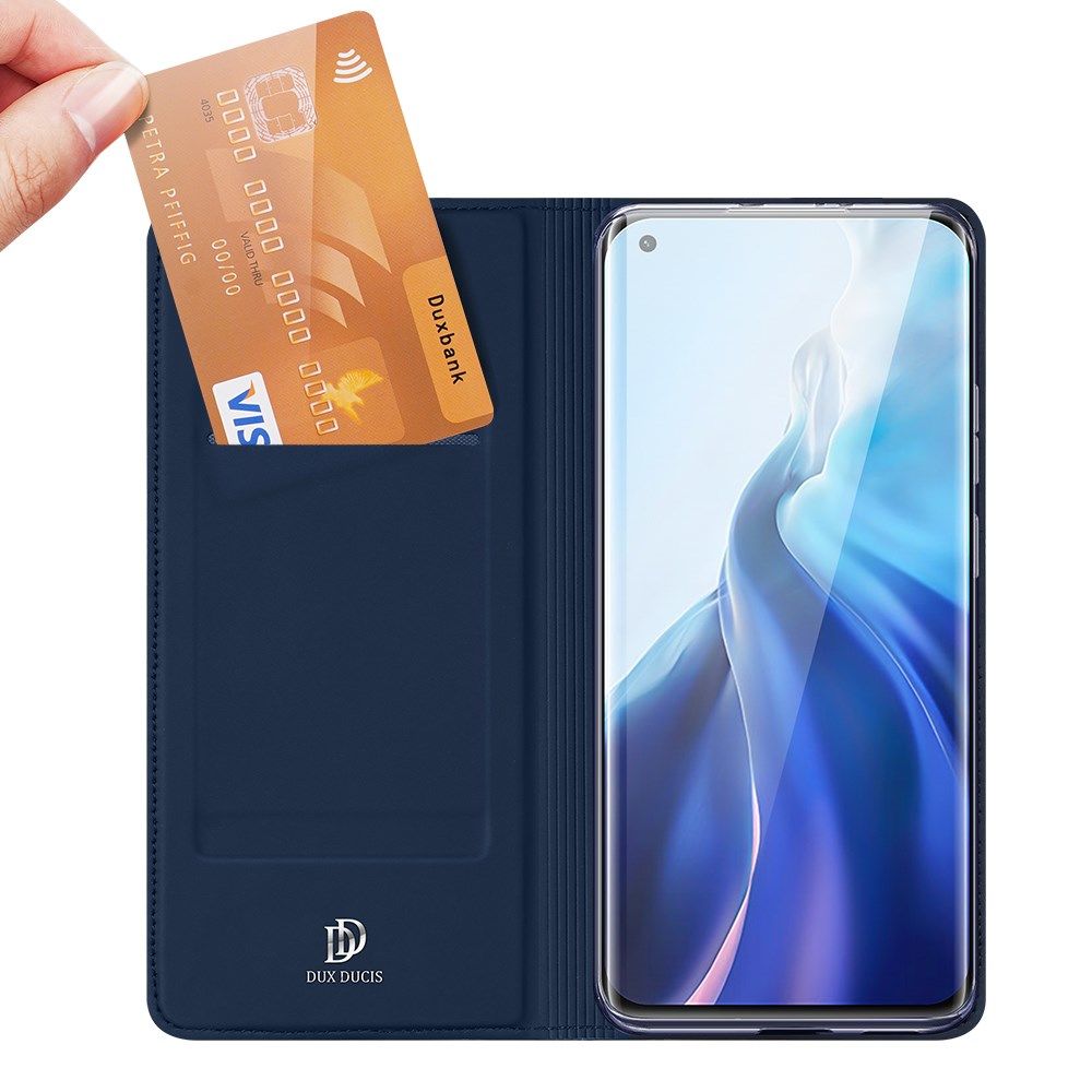 Dux Ducis Skin Pro Series Xiaomi Mi 11 Hoesje Wallet Case Blauw afbeelding 2