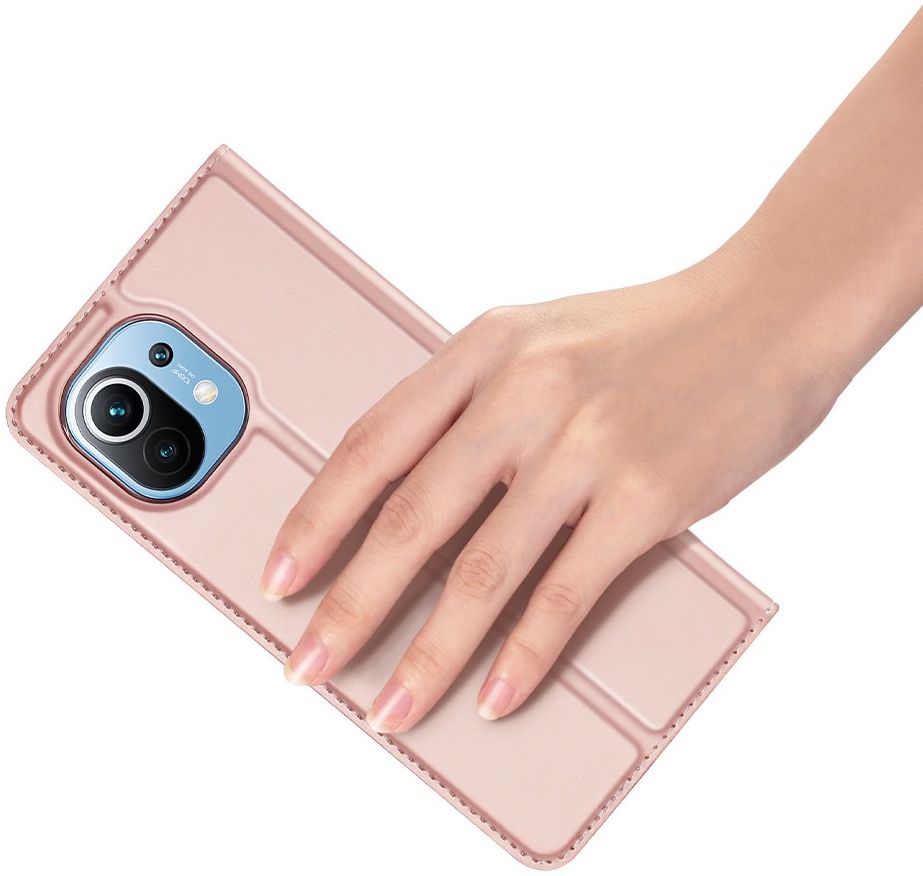 Dux Ducis Skin Pro Series Xiaomi Mi 11 Hoesje Wallet Case Roze afbeelding 9