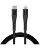 4smarts 20W USB-C naar Apple Lightning Kabel 3 Meter 3A Zwart/Grijs