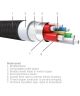 4smarts 20W USB-C naar Apple Lightning Kabel 3 Meter 3A Zwart/Grijs
