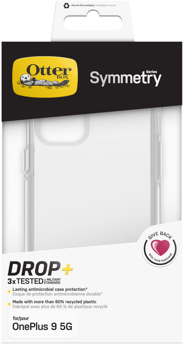 OtterBox Symmetry OnePlus 9 Hoesje Back Cover Transparant afbeelding 12
