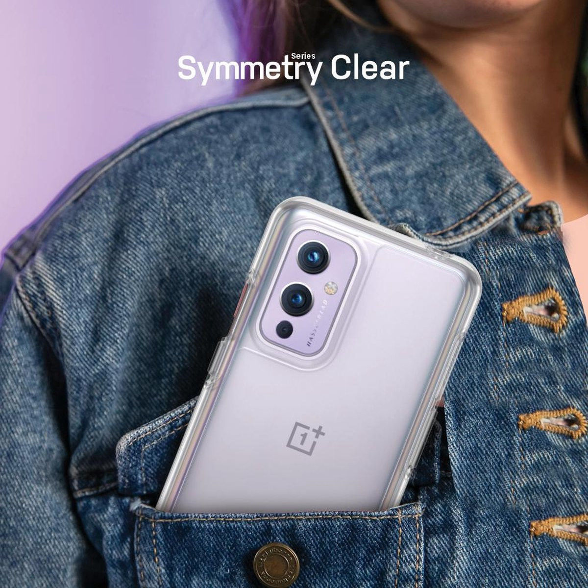OtterBox Symmetry OnePlus 9 Pro Hoesje Back Cover Transparant afbeelding 7