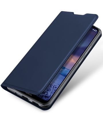 Dux Ducis Skin Pro Series Nokia 5.4 Hoesje Wallet Case Blauw Hoesjes