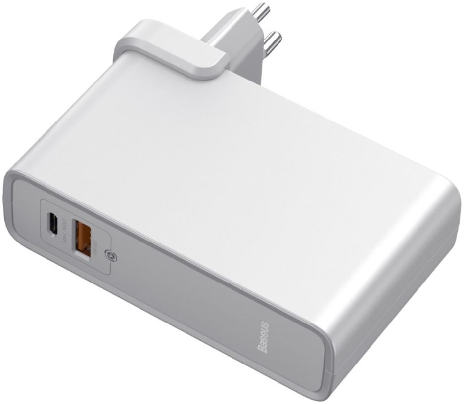 Baseus 2-in-1 Powerbank 10.000mAh en Oplader 45W + USB-C Kabel 1M Wit afbeelding 8