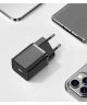 Baseus Super-Si Quick Charger USB-C Snellader 20W Power Delivery Zwart
