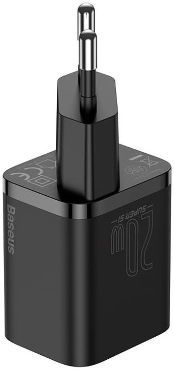 Baseus Super-Si Quick Charger USB-C Snellader 20W Power Delivery Zwart afbeelding 9
