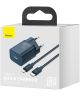 Baseus Snellader 20W PD + USB-C naar Apple Lightning Kabel 1M Blauw
