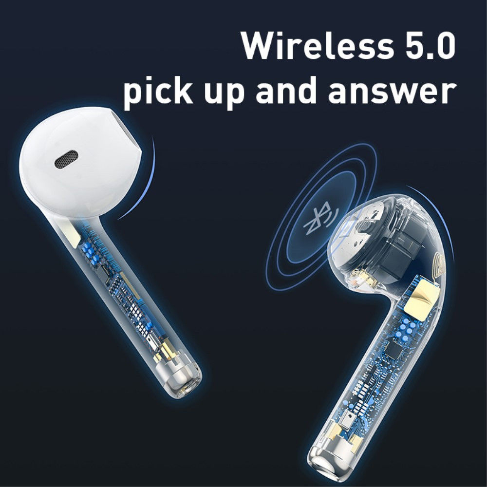 Baseus Encok TWS W04 Draadloze Bluetooth Oordopjes Wit afbeelding 5