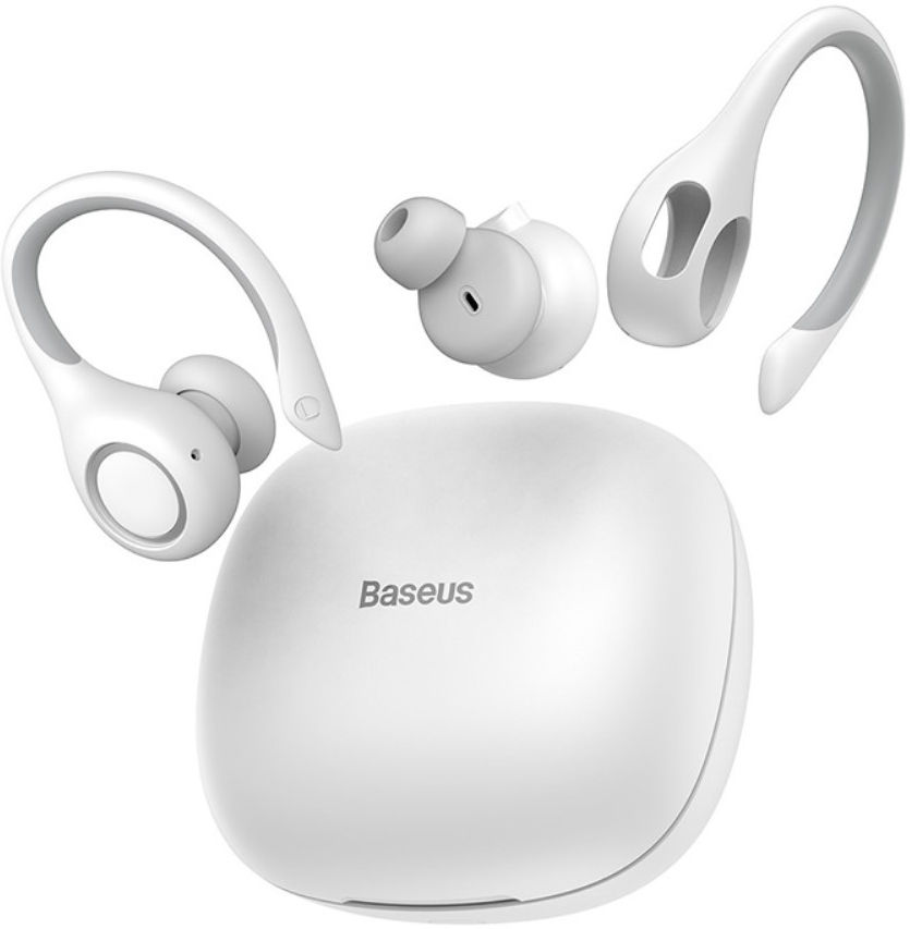 Baseus Encok W17 TWS Draadloze Bluetooth Oordopjes Wit afbeelding 1