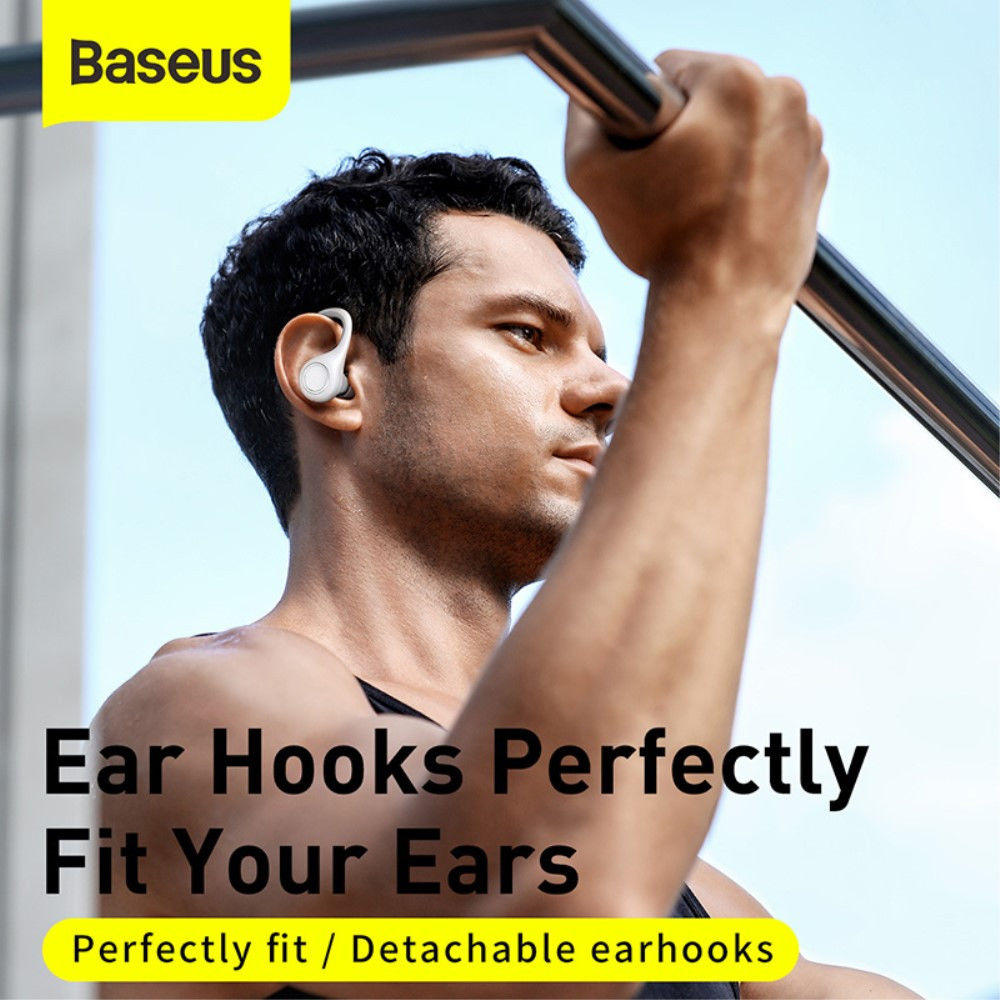 Baseus Encok W17 TWS Draadloze Bluetooth Oordopjes Wit afbeelding 9