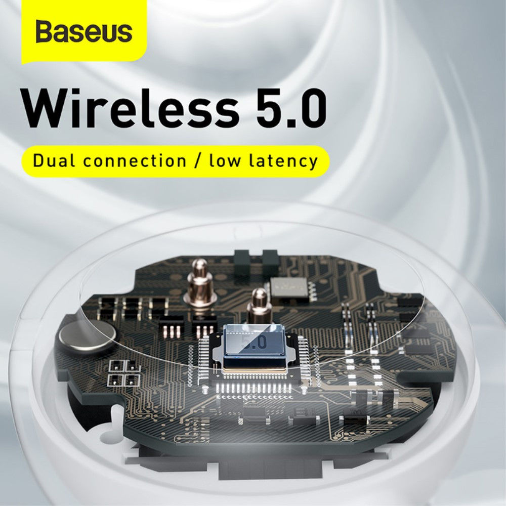 Baseus Encok W17 TWS Draadloze Bluetooth Oordopjes Wit afbeelding 11