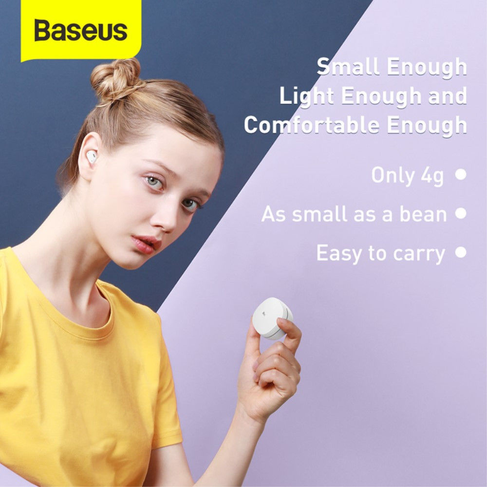 Baseus Encok WM01 TWS Draadloze Bluetooth Oordopjes Wit afbeelding 10