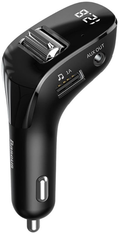 Baseus Bluetooth Muziek Transmitter en USB Autolader met Quick Charge afbeelding 1