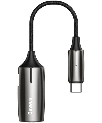 Baseus 2-in-1 USB-C naar 3.5mm Headphone Jack en USB-C Adapter Kabels