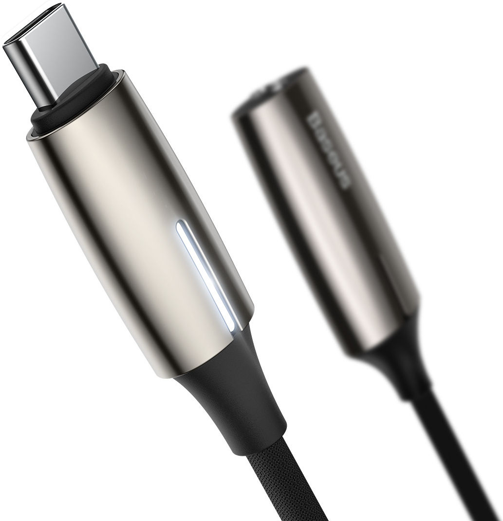 Baseus 2-in-1 USB-C naar 3.5mm Headphone Jack en USB-C Adapter afbeelding 4