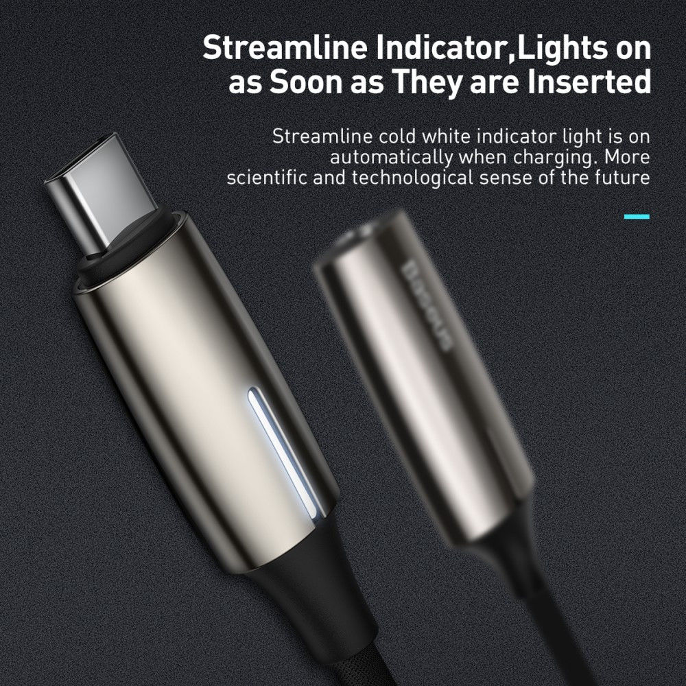Baseus 2-in-1 USB-C naar 3.5mm Headphone Jack en USB-C Adapter afbeelding 5