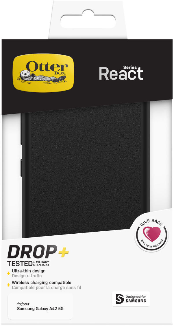 OtterBox React Samsung Galaxy A42 Hoesje Back Cover Zwart afbeelding 11