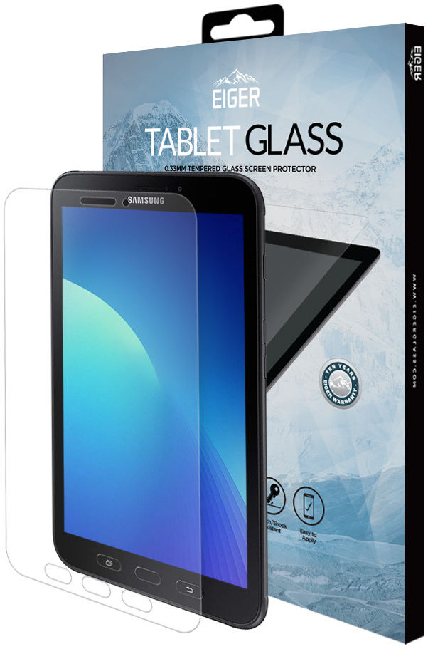 Eiger Samsung Galaxy Tab Active 2 Tempered Glass Case Friendly Plat afbeelding 1