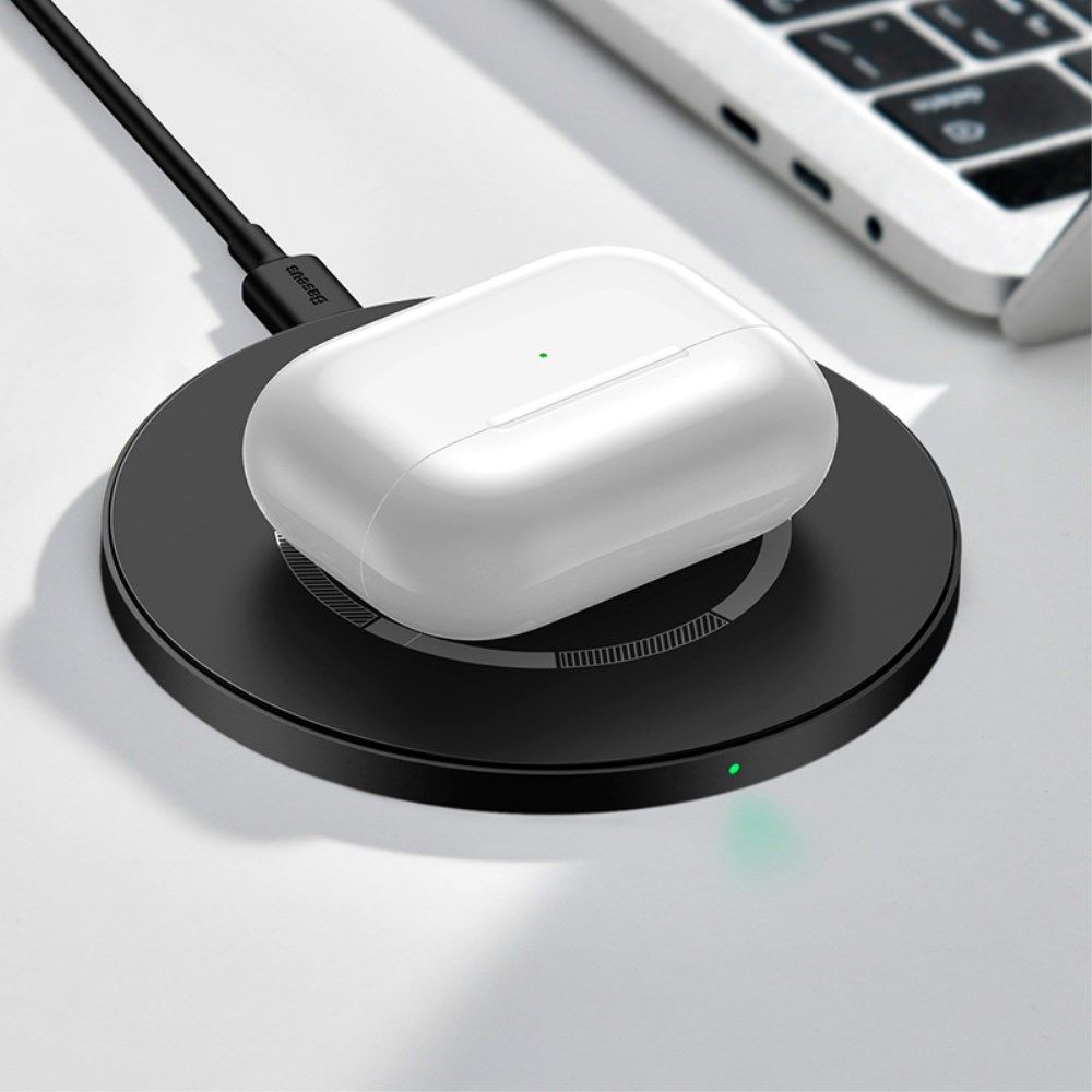 Baseus Simple 15W Draadloze Oplader voor Apple MagSafe Zwart afbeelding 6